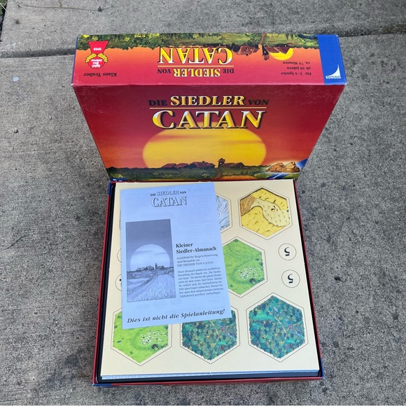 Vintage Settlers of Catan DIE SIEDLER VON CATAN 2002 German Version UNPUNCHED - Picture 2 of 7
